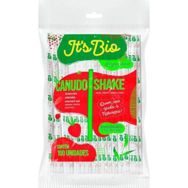 Imagem de Canudo Bio Shake 8mm Sache de Papel c/100 - Strawplast