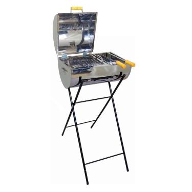 Imagem de Churrasqueira Master Grill Mista Inox 2 Espetos 98X46X30Cm