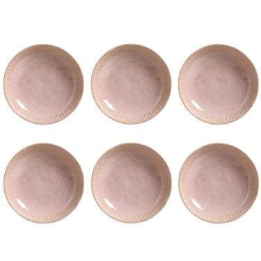 Imagem de Conjunto De Pratos Fundos 06 Peças Linhas Litchi Porto Brasil