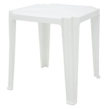 Imagem de Mesa Quadrada Tramontina Tambau Basic Em Polipropileno Branco Tramontina