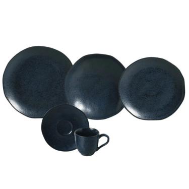 Imagem de Aparelho De Jantar 30 Peças Orgânico Night Blue Porto Brasil