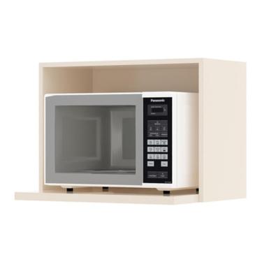 Imagem de Armário Aéreo Micro-ondas Connect Off White - Móveis Henn Off White