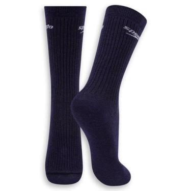 Imagem de Meia Esportiva Cano Longo Speedo 8027, Azul marinho, 33-38