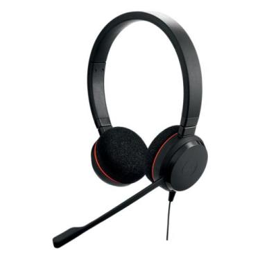 Imagem de Headset Jabra Evolve 20 DUO Estereo, USB-A, Preto - 4999-829-209