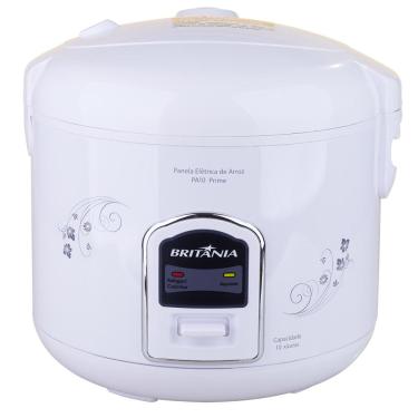 Imagem de Panela Elétrica de Arroz 10 Xícaras Britânia PA10 Branca 220V