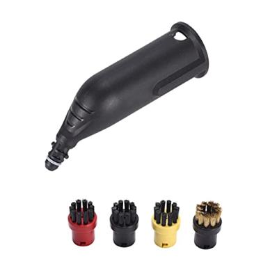 Imagem de OYSTERBOY 5 peças de acessórios de substituição de qualidade premium, limpador a vapor, remoção de manchas persistentes, latão durável + conjunto de bicos de escova de nylon compatível com Karcher SC1
