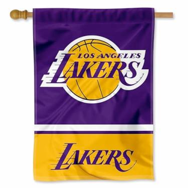 Imagem de WinCraft LA Lakers Double Sided House Banner Flag