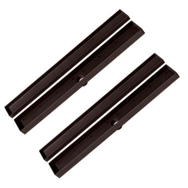 Imagem de Kit 2 Ralo Oculto Linear Embutir 5x50 P/ Porcelanato Marrom