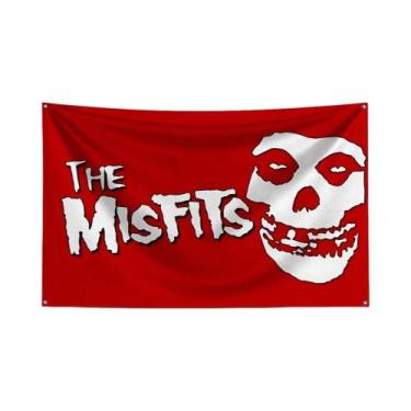 Imagem de Rock Band M-misfits 3x5 Ft Bandeira De Impressão Digital De Poliéster 