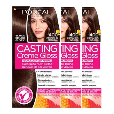 Imagem de L'Oréal Paris Coloração Casting Creme Gloss Kit - 400 Castanho Natural