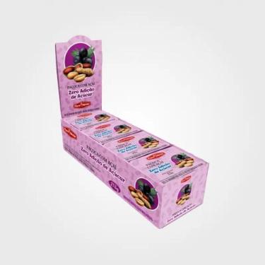 Imagem de Display Paçoca com Açai Zero Adição de Açúcar Flora Néctar  12 unidade