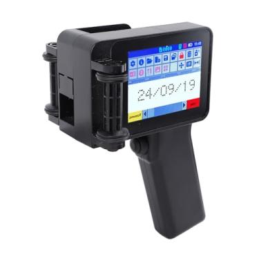 Imagem de WALFRONT Impressora Portátil Com Tinta, 4,3 Polegada de Toque LED Máquina de Impressão Portátil de Impressão 600dpi, Impressora de Etiqueta Sem Fio para Texto Data de Código de Barras