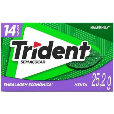 Imagem de Chiclete Trident Menta 25,2g