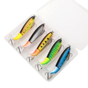 Imagem de Kit 5 Iscas Artificiais Whopper Popper Superfície Tucunaré