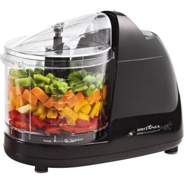 Imagem de Mini Processador 360ml Britânia Preto 220V, Preto, 220V