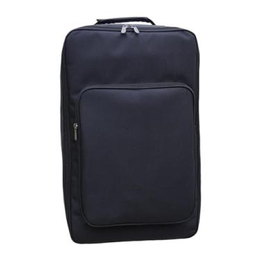 Imagem de MERIGLARE Bolsa grande acolchoada para cajon, bolsa de armazenamento para mochila acolchoada, alças ajustáveis, para instrumento musical de percussão, caixa de
