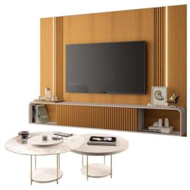 Imagem de Home Suspenso Cinamomo Off White E Kit Mesa De Centro Sky Off White- H