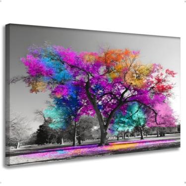 Imagem de Tela Quadro Decorativo Grande Árvore Da Vida Decoração Sala Quarto Hall borda infinita MDF 30mm