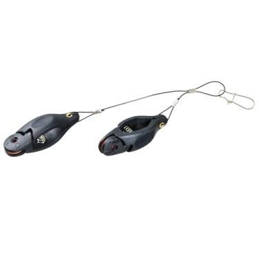 Imagem de Walker Downriggers LR-400 Carretel estilo almofada dupla empilhador com cabo e encaixe