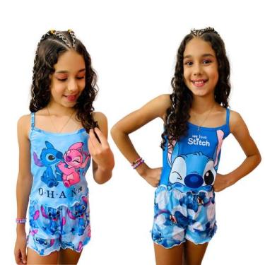 Imagem de Kit 2 Pijamas Infantil para as meninas personagens  Roupa de Dormir - 