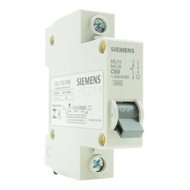 Imagem de Disjuntor Din Monopolar Siemens 4A Curva C 5Sl1104-7Mb