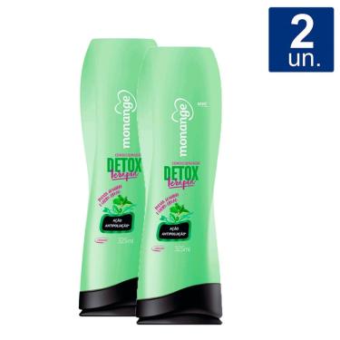 Imagem de Kit 2X 325ml Condicionador Monange Detox Terapia