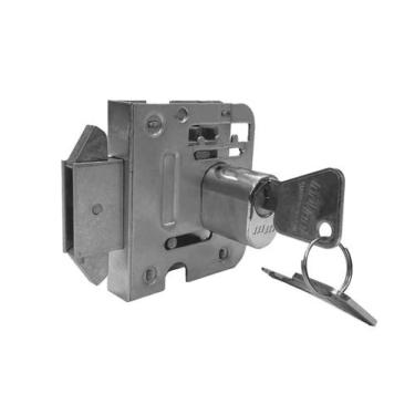 Imagem de Fechadura Vidro Blindex Vidro Porta De Correr Com Cilindro Oval - MM F