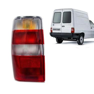 Imagem de Lanterna Traseira Acrílica Fiat Fiorino 2004 2005 2006 2007 2008 2009 