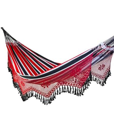 Imagem de Rede de Dormir e Descanso Duquesa Casal Extra Varanda Crochê 100% Algodão Jaguaruana. (São Paulo)