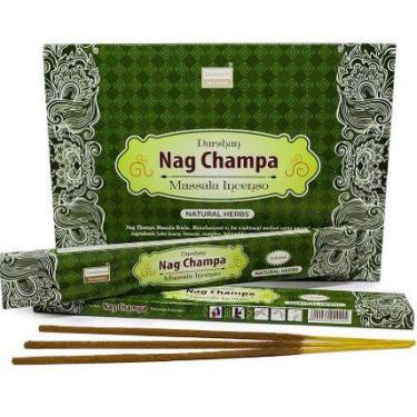 Imagem de Incenso nag champa massala indiano vários aromas darshan - CASA FÉ