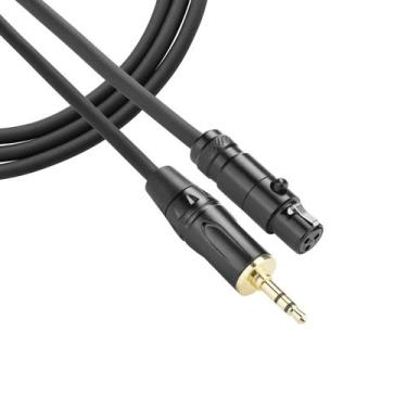 Imagem de Cabo De Áudio Mini XLR Fêmea 3 Pinos + P2 Estéreo 1,2 Metro SK-CA11 Sk