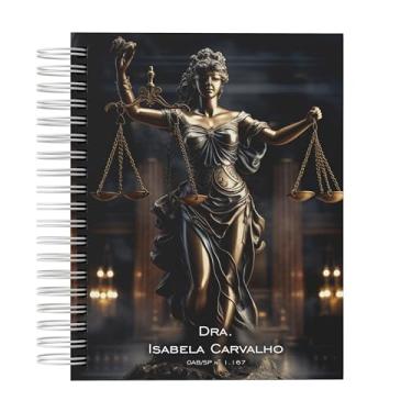 Imagem de Agenda Jurídica 2026 Direito Personalizada 8 Capas (CAPA 6)