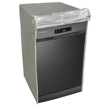 Imagem de CAPA PARA LAVA LOUÇAS SAMSUNG 10 SERVIÇOS TRANSPARENTE FLEX (Cinza)