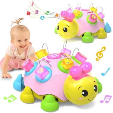 Imagem de Brinquedo para engatinhar bebês Holaxander Ladybug com música iluminad