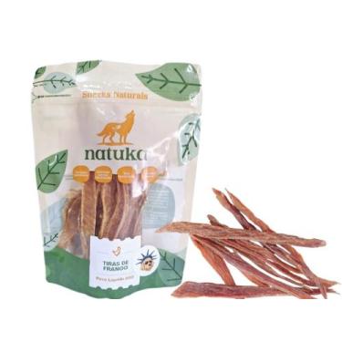 Imagem de Mordedor Tiras de Frango 60g Para Cães e Gatos - Natuka
