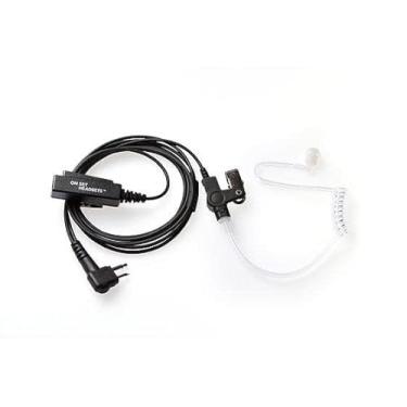 Imagem de On Set Headsets FilmPro Walkie Suveillance, fone de ouvido de nível profissional para equipes de cinema ou TV, reforçado com Kevlar, resistente à água, sílica hipoalergênica de grau médico, compatível