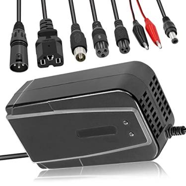 Imagem de Tnvodejo Carregador de bateria de chumbo-ácido 48V 3A (não para baterias de íons de lítio)