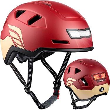 Imagem de XNITO Capacete de bicicleta com luzes LED – Capacete de bicicleta urbano para adultos, homens e mulheres – Certificado duplo CPSC e NTA-8776 – E-Bikes, Scooters, One Wheel, Commuter, Mountain
