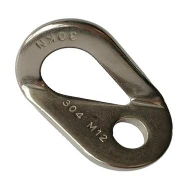 Imagem de Generic Âncora de escalada, gancho de escalada, equipamento para atividades ao ar livre, aço inoxidável resistente para ambientes internos e externos, rede, M12