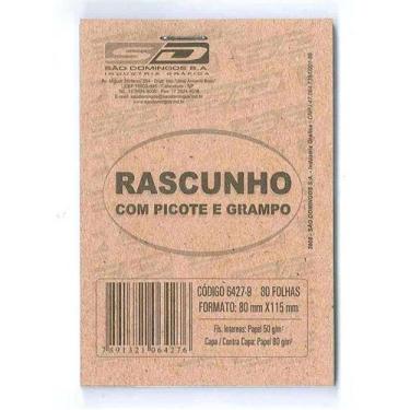 Imagem de Bloco Rascunho Com Picote 80x115mm 80 Folhas São Domingos - Sao Doming