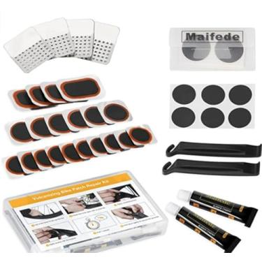 Imagem de Castrap Kit Completo De Reparo De Punção De Pneu De Bicicleta, Remendo Frio Sem Cola Alavancas De Pneu E Ferramentas Para Fixação Fácil De Tubos (6)
