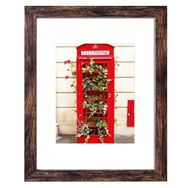 Imagem de Porta-retratos SESEAT Brown 16x20cm para 11x14cm com tapete