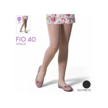 Imagem de Meia-Calça Selene 9570.001 Infantil Opaca Fio 40 T.P/G, EG, 001, 550, 