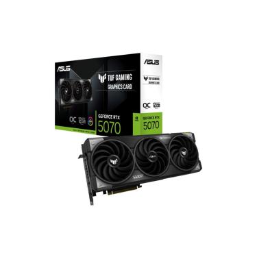 Imagem de Placa de Video ASUS TUF Gaming Geforce RTX 5070 GAM OC 12GB GDDR7 192 BITS - TUF-RTX5070-O12G-GAM