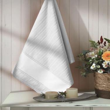 Imagem de Toalhas de Banho Artesanalle Dohler para Pintura e Ponto Russo (2, Branco, 140cm X 70cm)