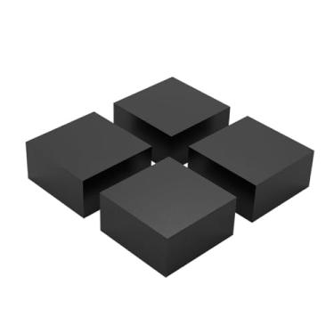 Imagem de FLCPJGV 4 Peças de Almofadas de Borracha Antivibração para Ar Condicionado, Unidade Externa, Antiderrapante, Profissional, 2 Pol. Pés de Compressor de Espessu