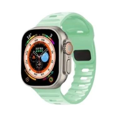 Imagem de Pulseira De Silicone Esportiva De 49mm 45mm 40mm 44mm 42mm 41mm 38mm P