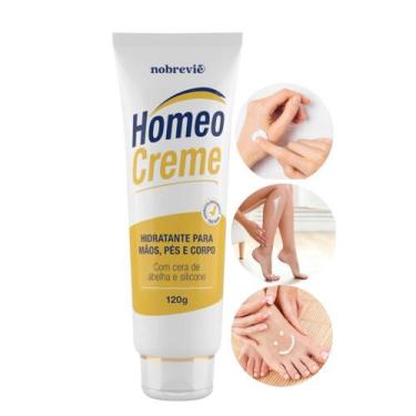 Imagem de Creme Hidratante para Mãos Pés e Corpo Cera de Abelha e Silicone Homeo