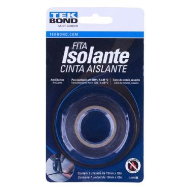 Imagem de Fita Isolante 10m Tek Bond Bricolagem