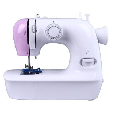 Imagem de GLOGLOW Máquinas de Costura Mini Máquina de Costura Portátil, Modos de Alimentação Portátil de Pedal de Pedal Automático de Bloqueio de Bloqueio de Melhorado de de Eficiência Nan Nan